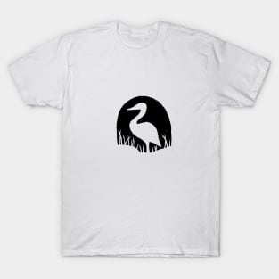 the bird in the grass T-Shirt